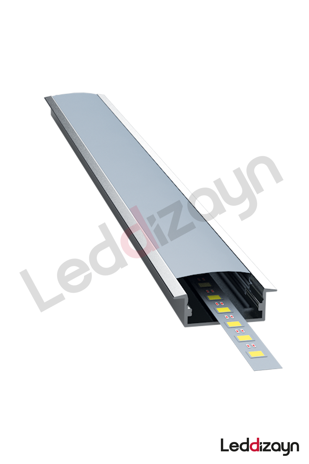 10x30 mm Alüminyum Kanatlı Led Profili