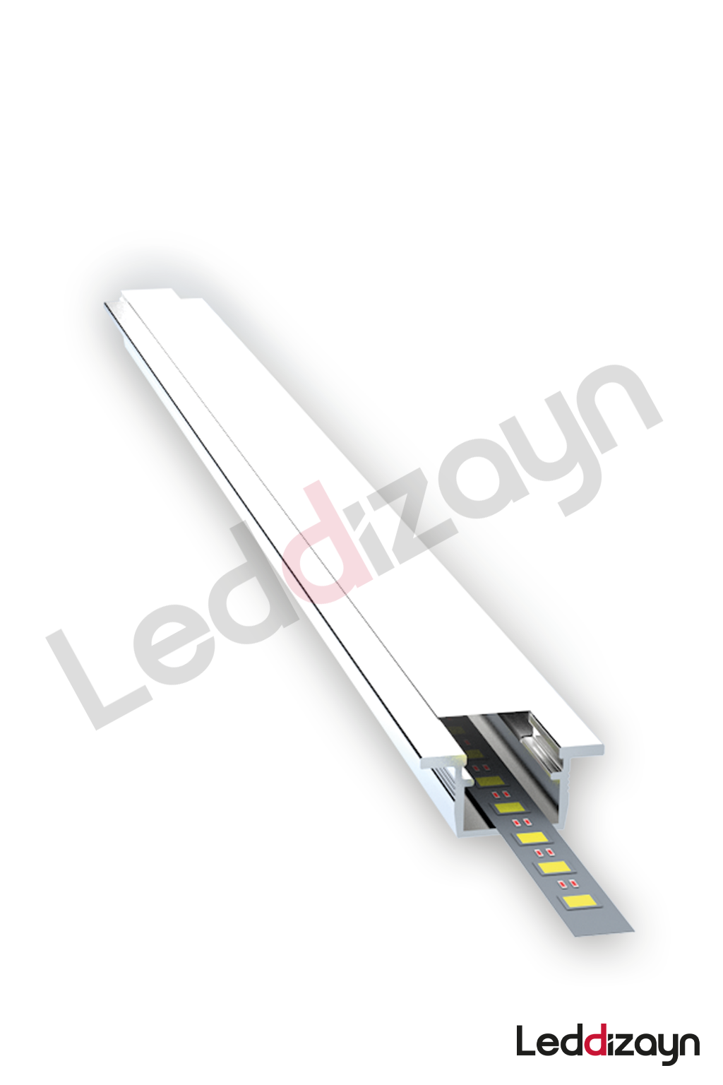 12x24 mm Alüminyum Kanatlı Led Profili