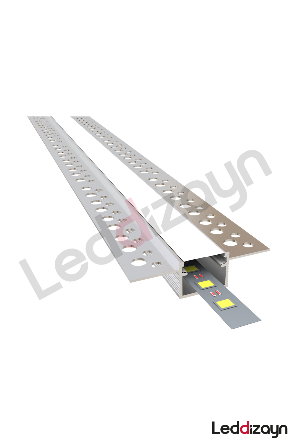 1.5 cm Trimless Alçıpan Led Profili