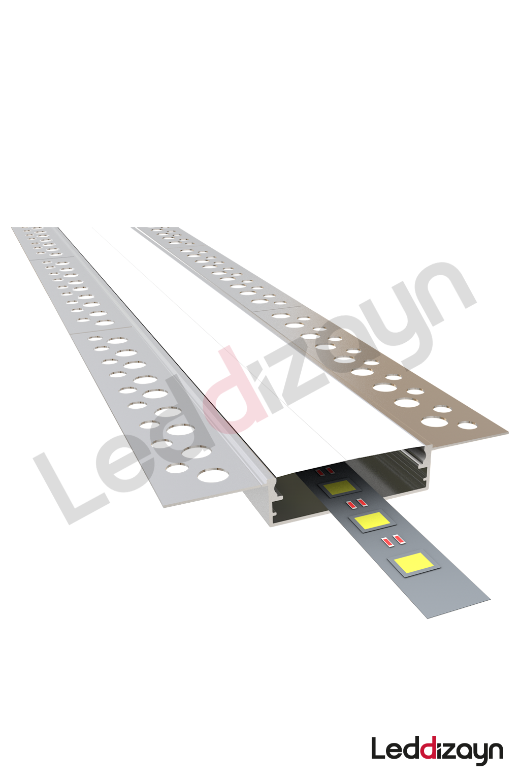 5 cm Trimless Alçıpan Led Profili